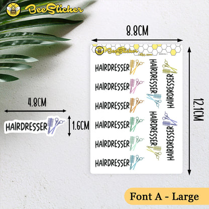 Hairdresser Stickers