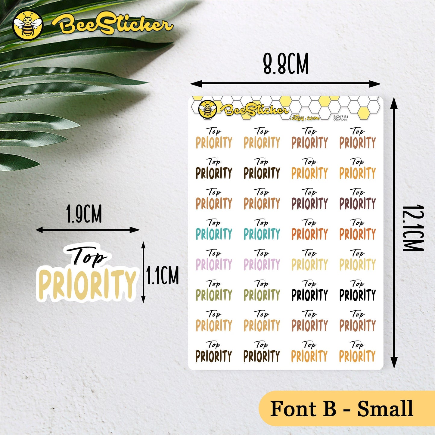 Top Priority Stickers