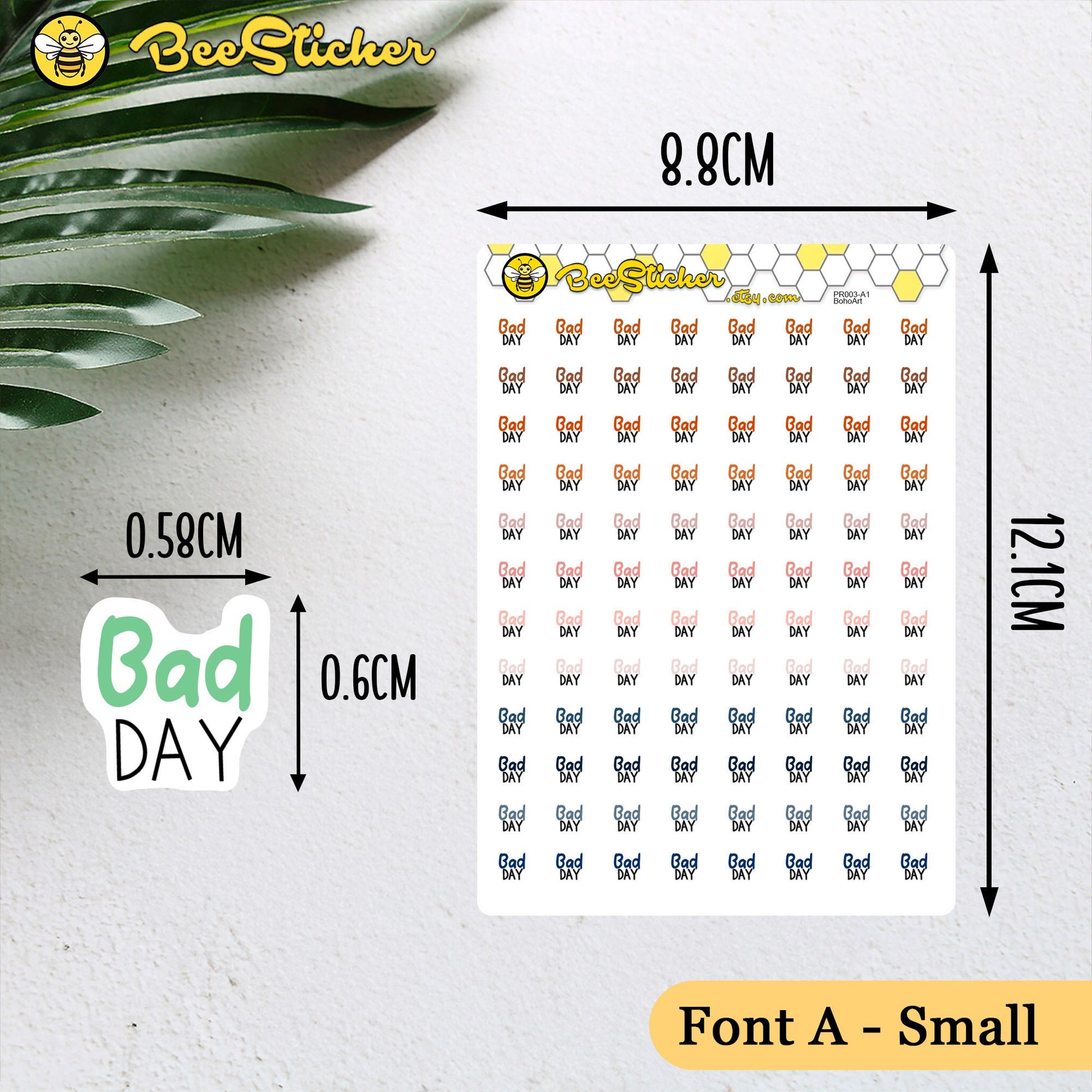 Bad Day Stickers
