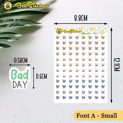 Bad Day Stickers