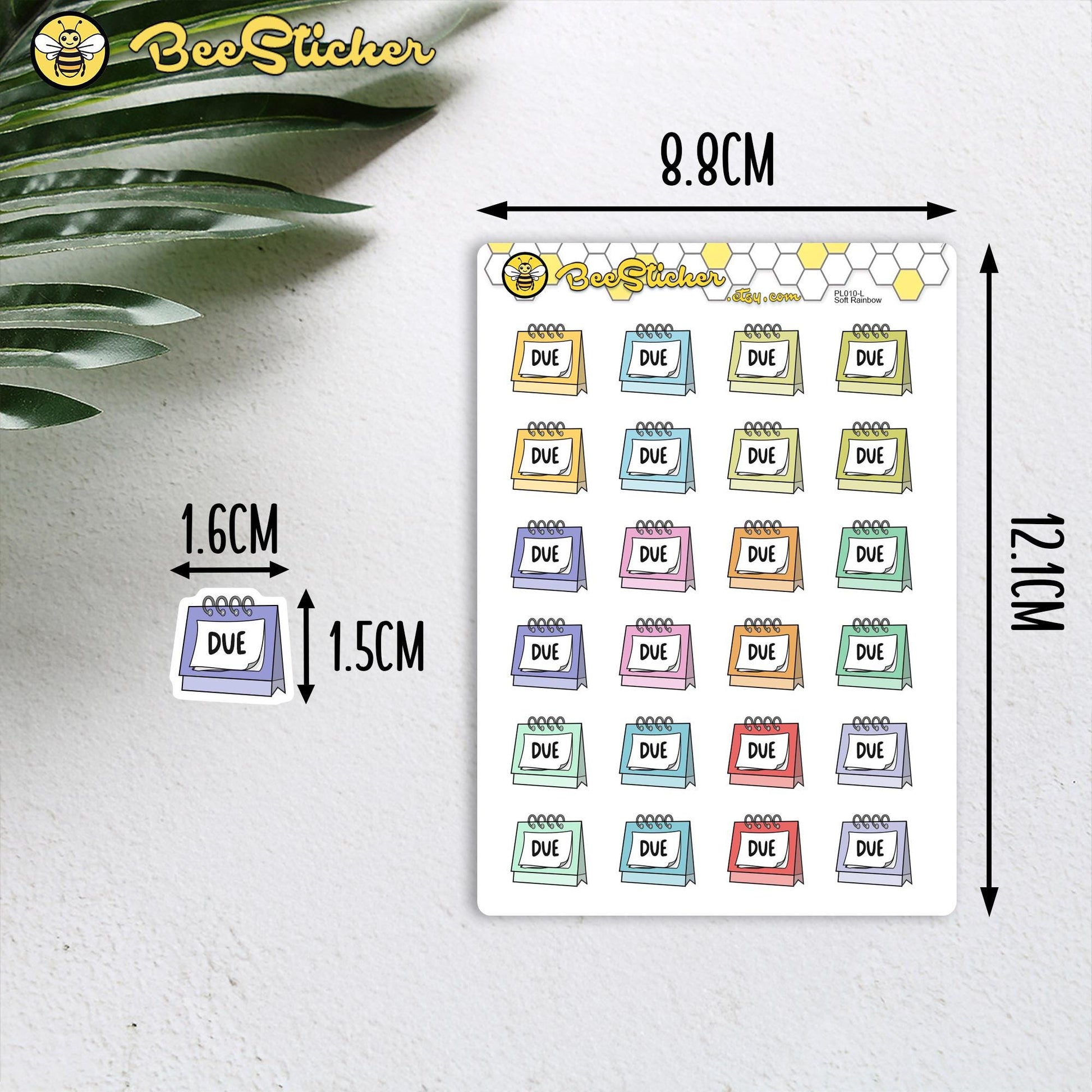 Due Planner Stickers