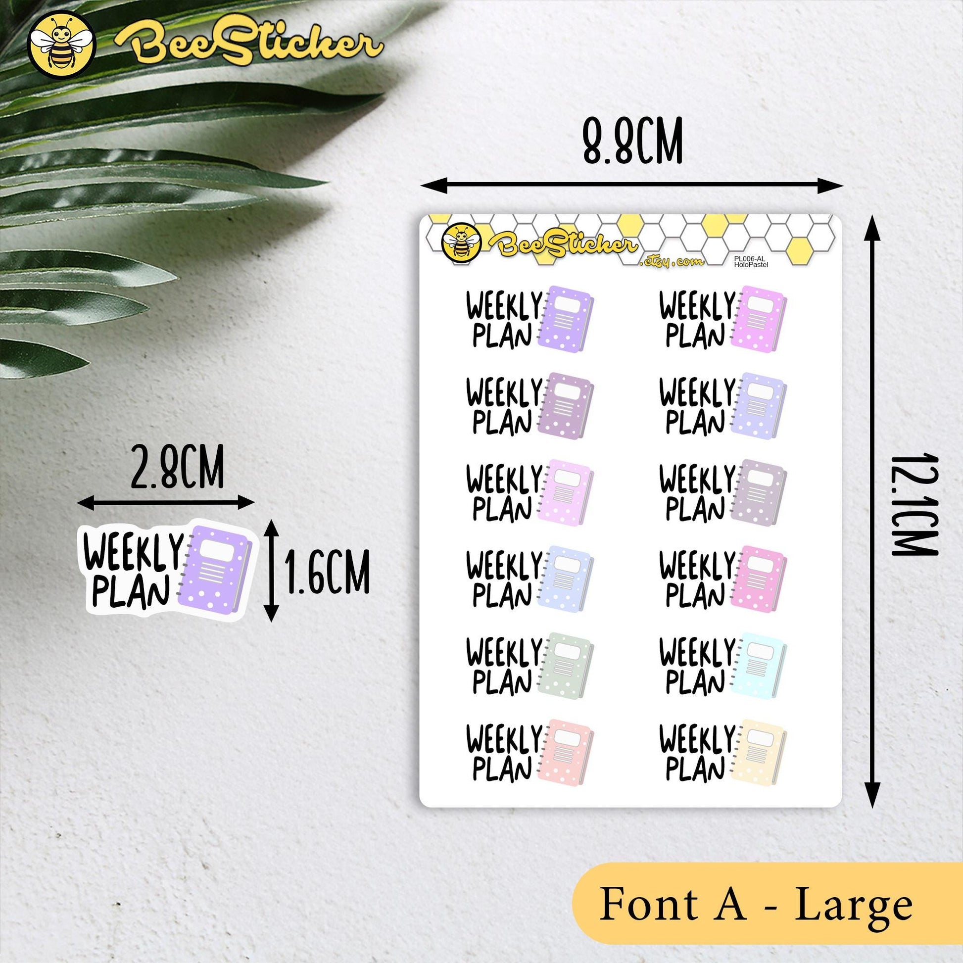 Weekly Plan Stickers