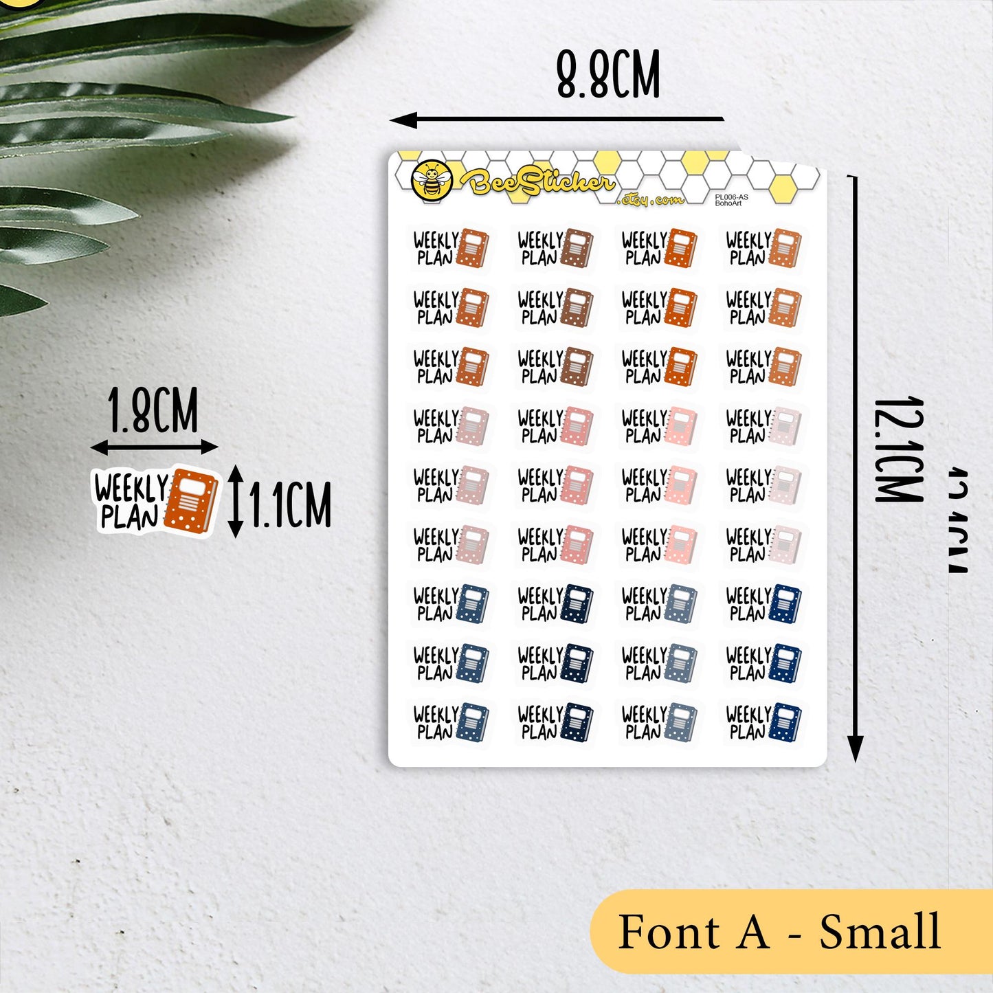 Weekly Plan Stickers