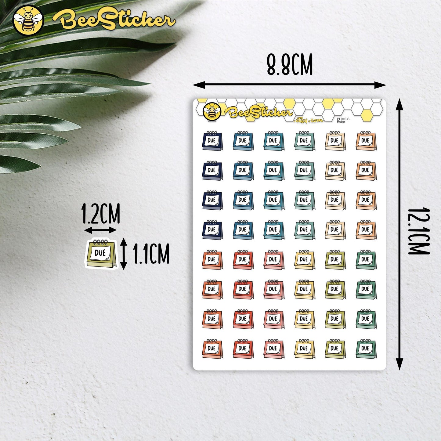 Due Planner Stickers