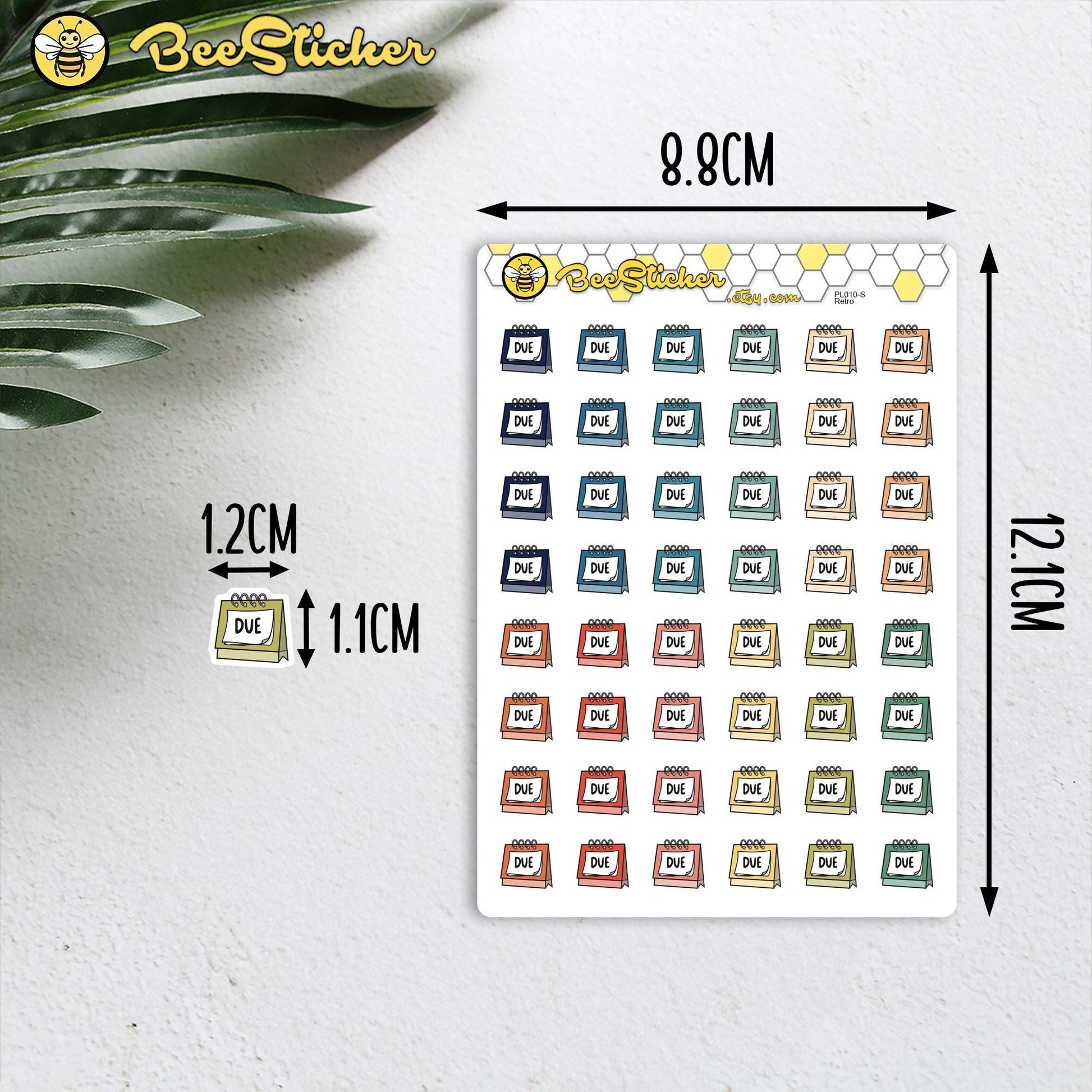 Due Planner Stickers