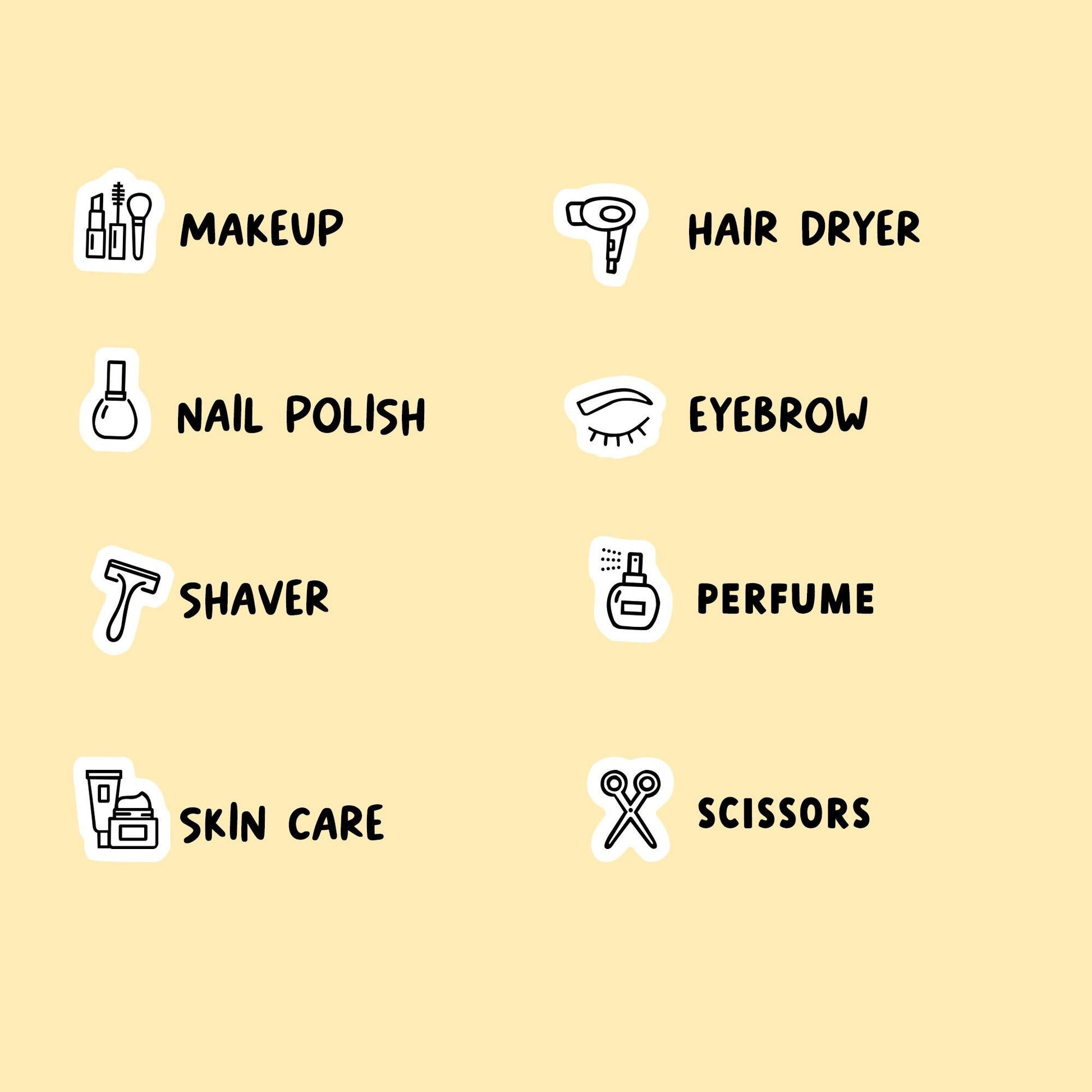 Beauty Mix Icon Stickers
