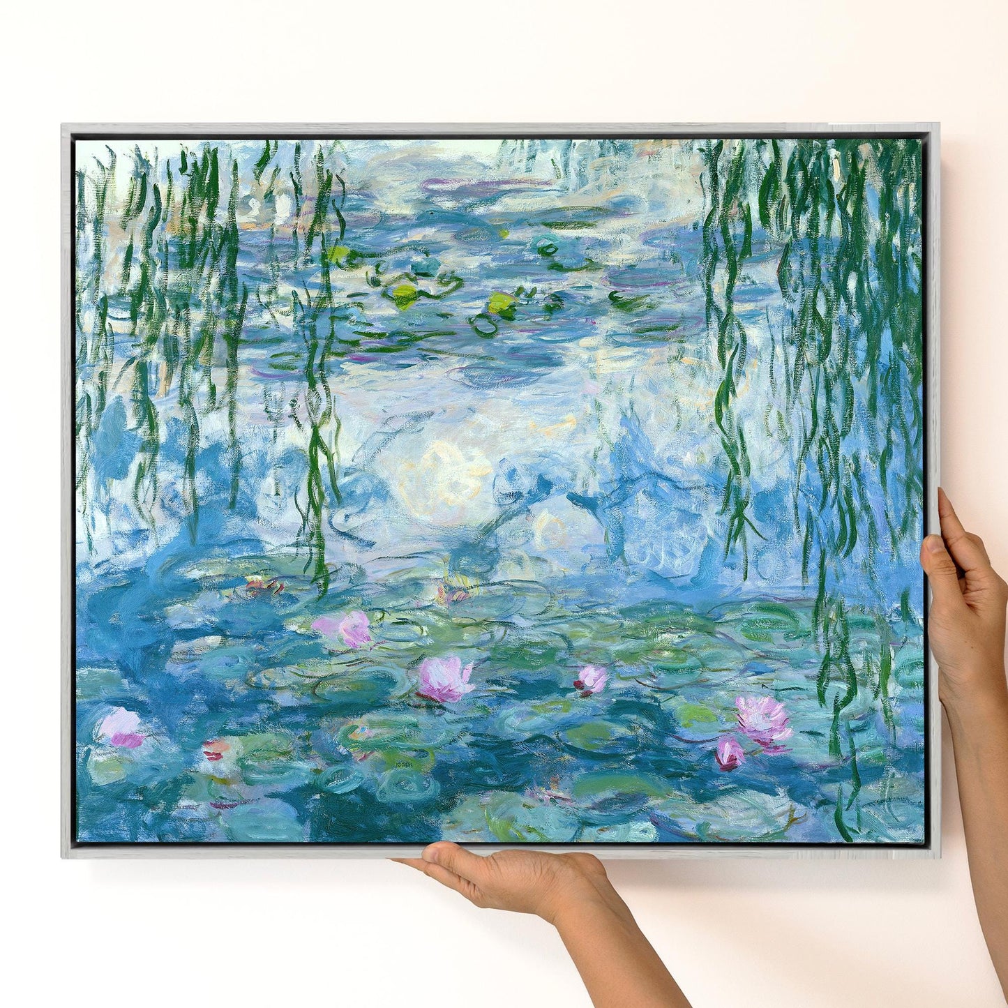 Van Gogh Irises Canvas Print – Famous Art Reproduction – Museum Quality Wall Art – Blue Floral Decor for Living Room or Bedroom