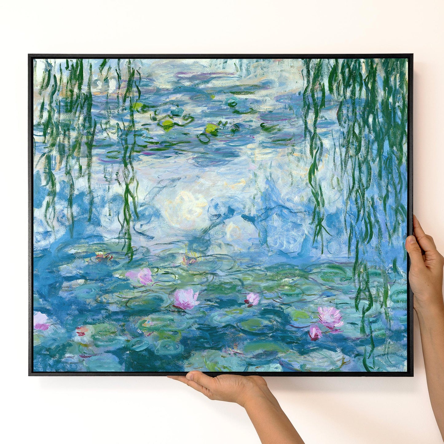 Van Gogh Irises Canvas Print – Famous Art Reproduction – Museum Quality Wall Art – Blue Floral Decor for Living Room or Bedroom