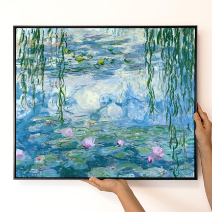 Van Gogh Irises Canvas Print – Famous Art Reproduction – Museum Quality Wall Art – Blue Floral Decor for Living Room or Bedroom