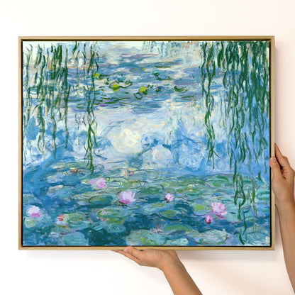 Van Gogh Irises Canvas Print – Famous Art Reproduction – Museum Quality Wall Art – Blue Floral Decor for Living Room or Bedroom
