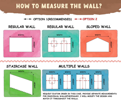 Watercolor Jungle Safari Animal Wall Mural - Removable Fabric Wallpaper for Nursery & Kids Room