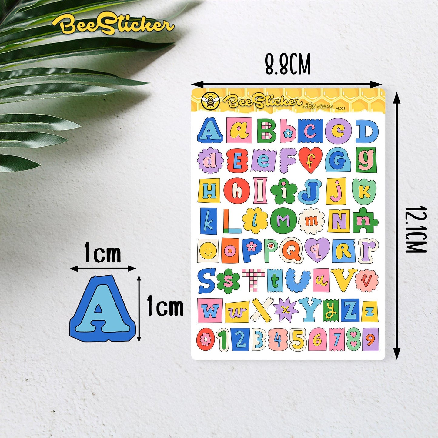 Alphabet Sticker | Planner Stickers | AL001