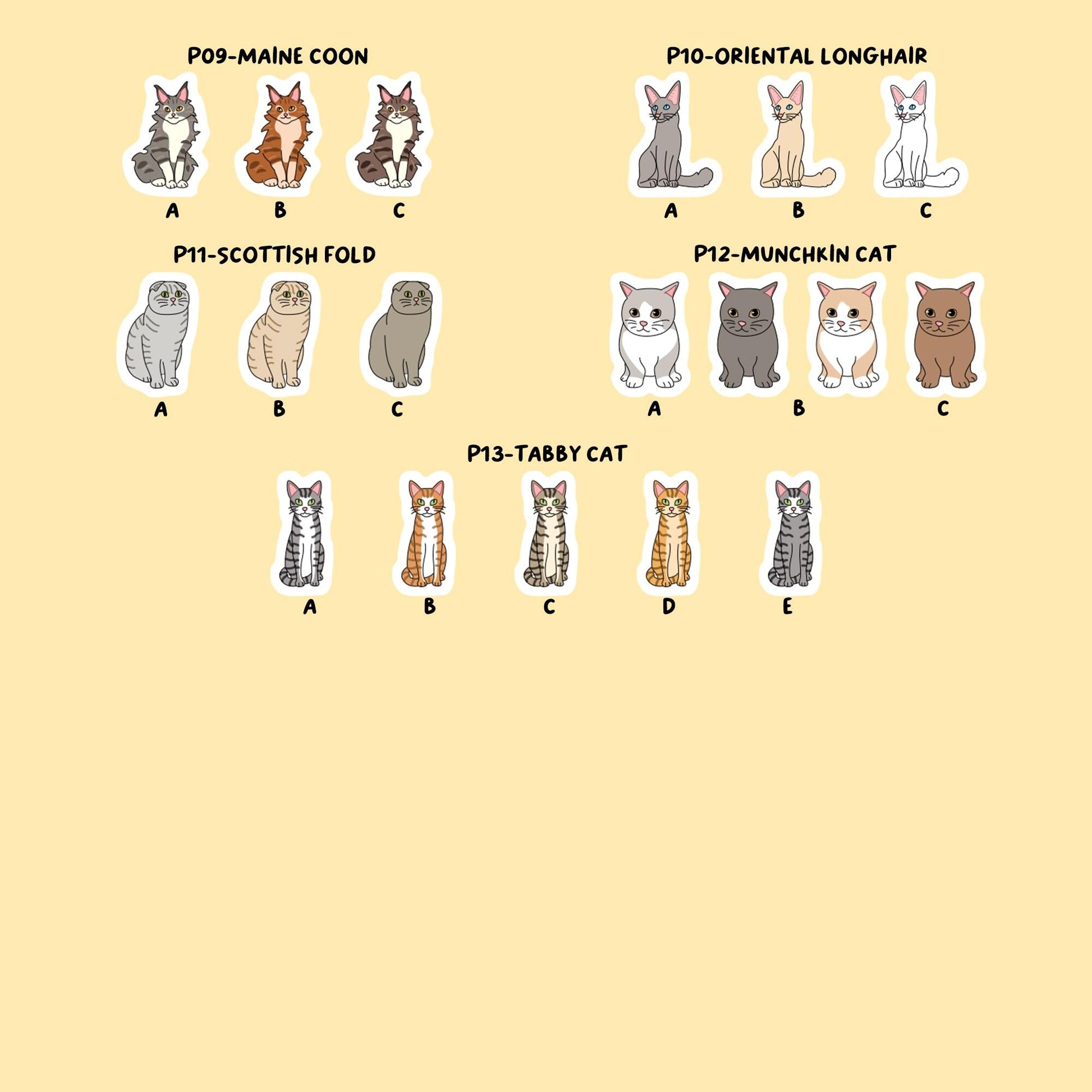 Custom Cat Stickers