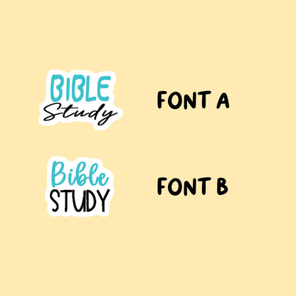 Bible Study Planner Stickers