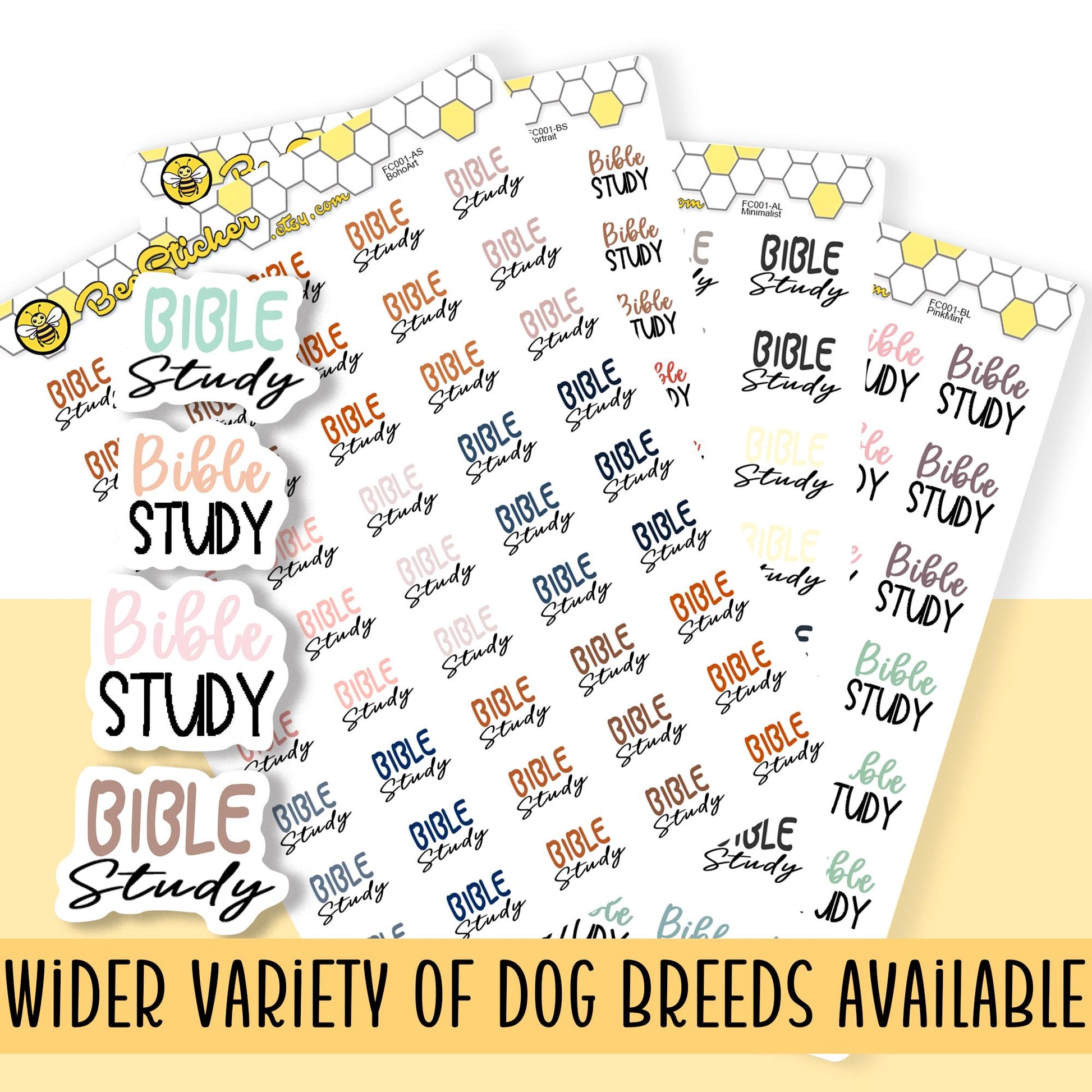 Bible Study Planner Stickers