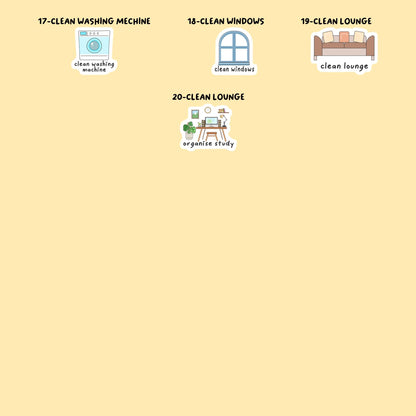 Home, Cleaning, Garden Stickers