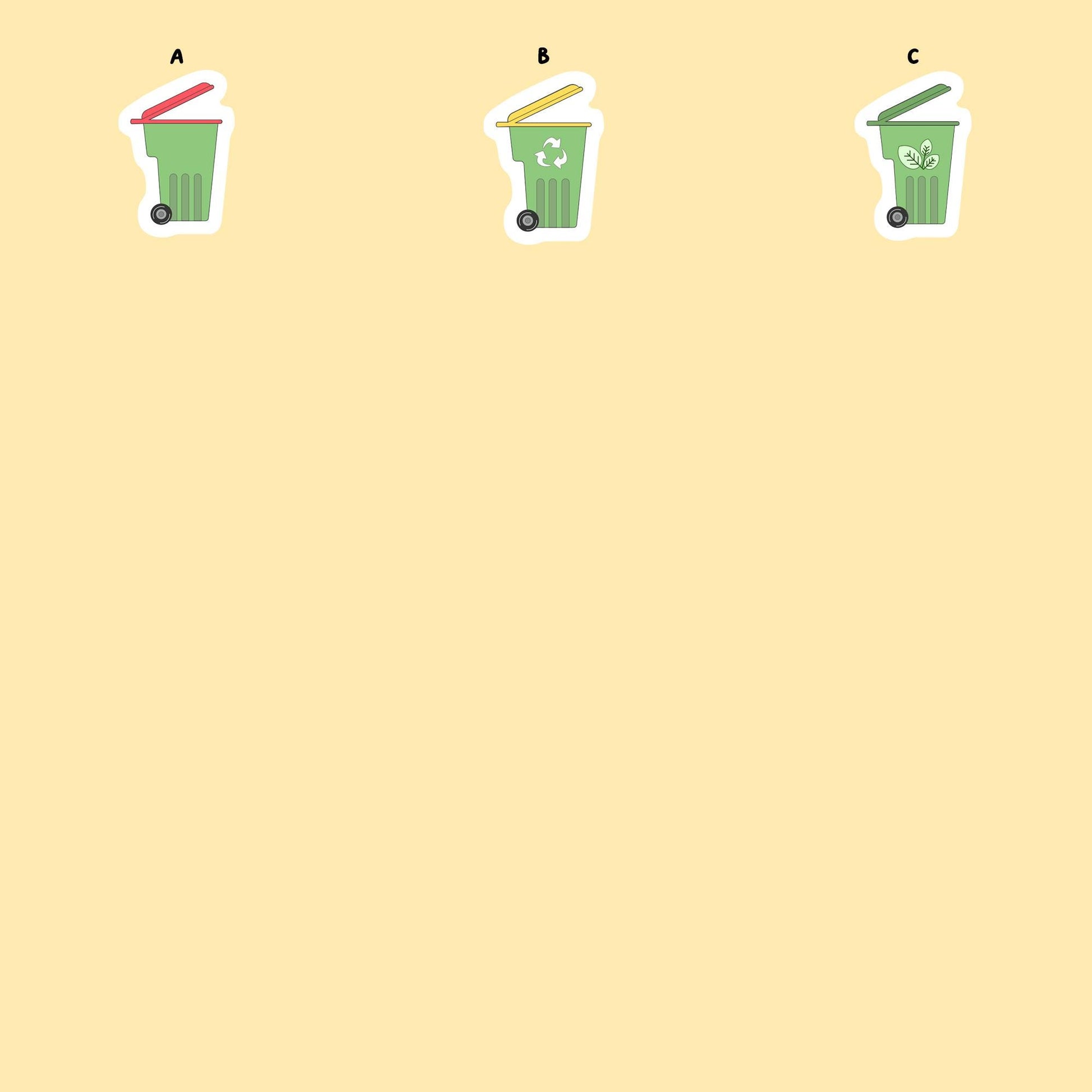 Garbage can Stickers
