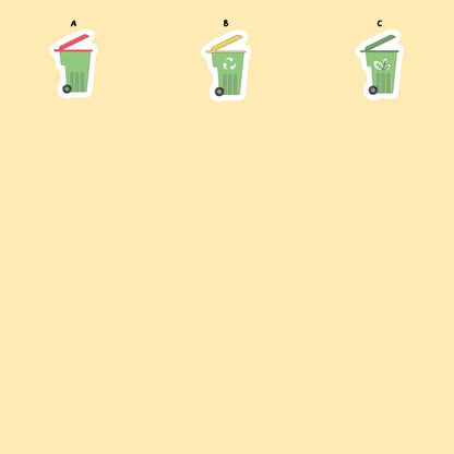 Garbage can Stickers