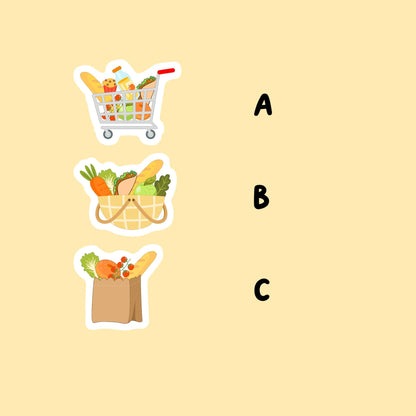 Groceries Stickers