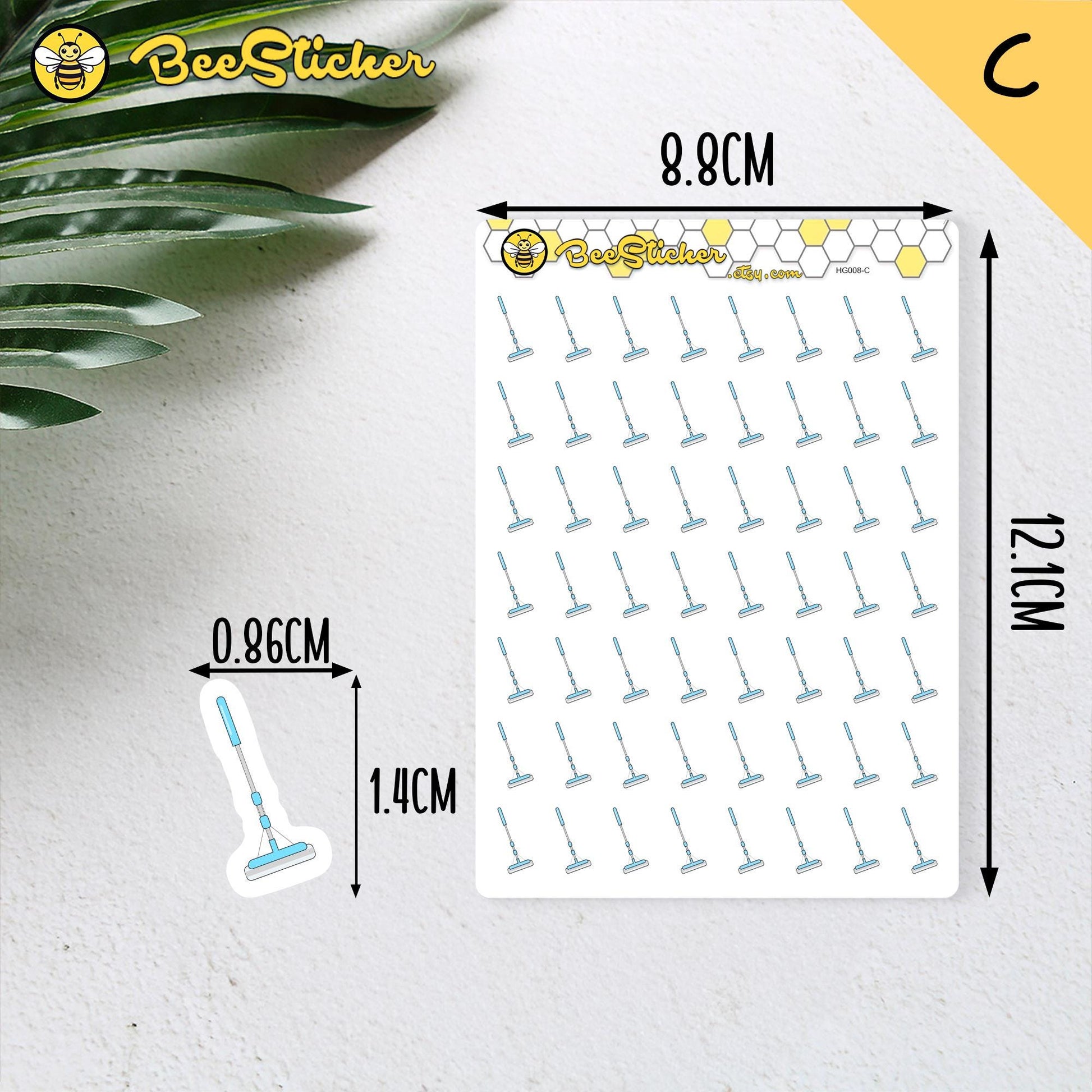 Cleaning Tools Stickers