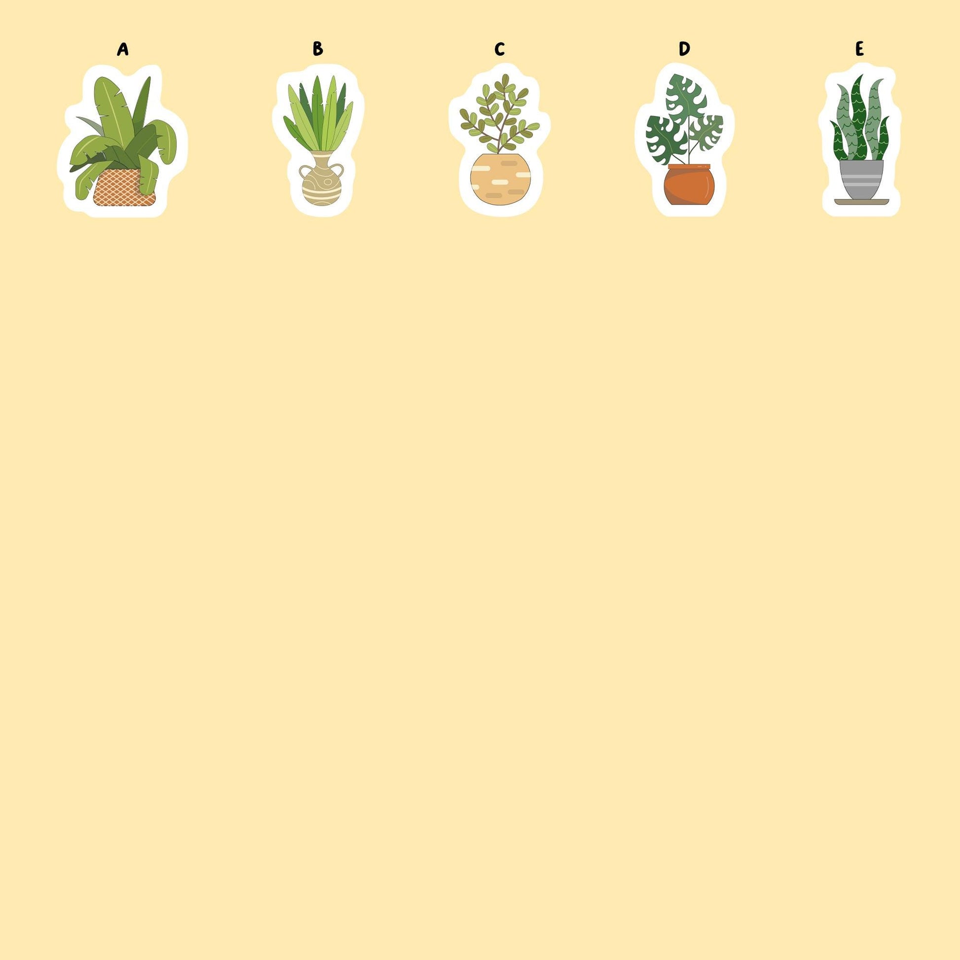 Houseplant Stickers
