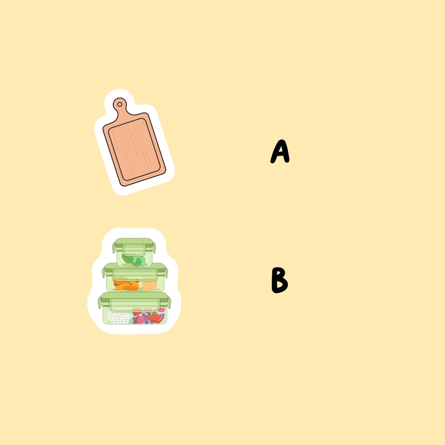 Meal prep Stickers