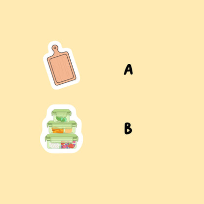 Meal prep Stickers