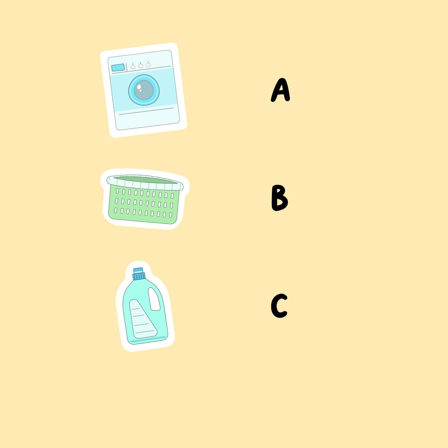 Washing Stickers
