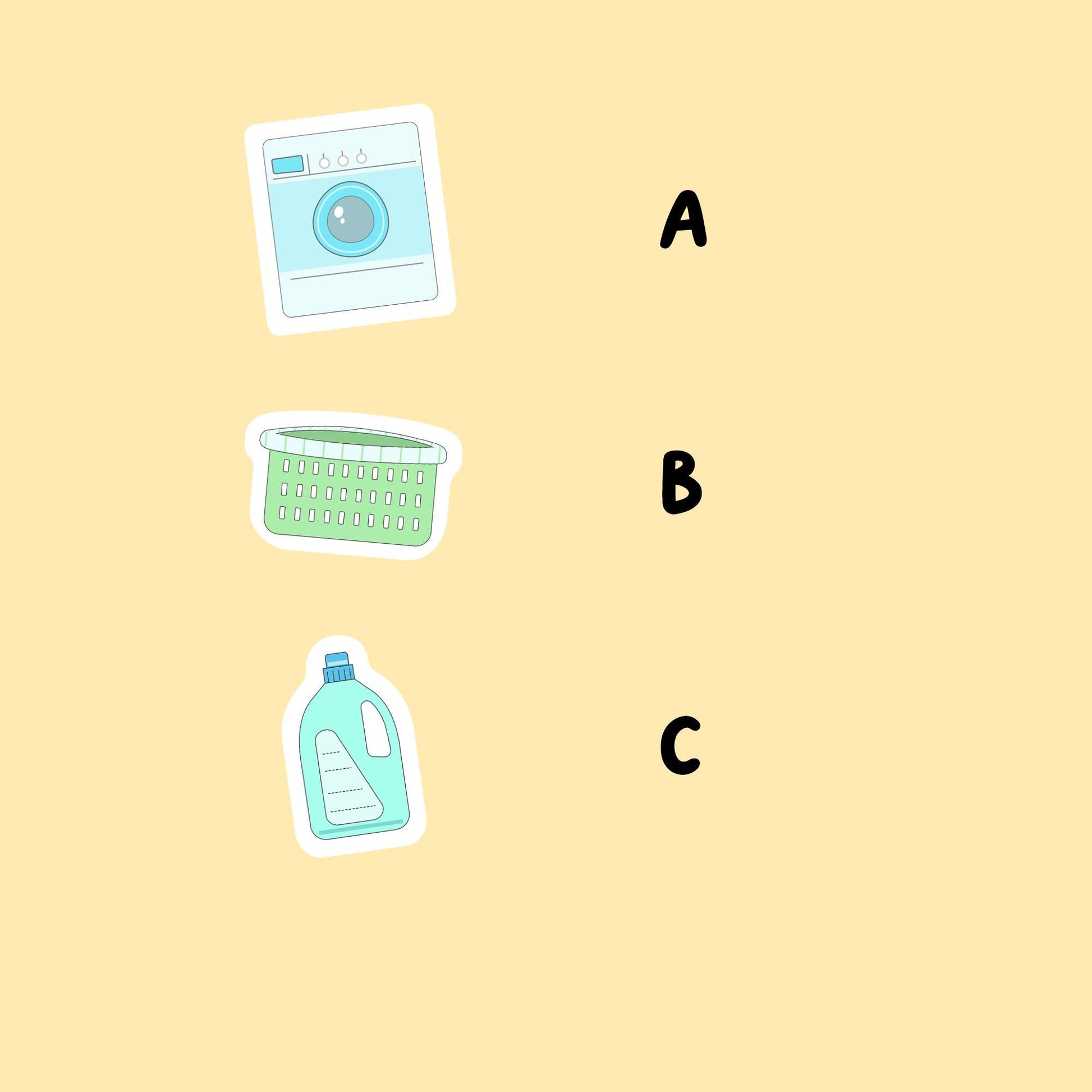Washing Stickers