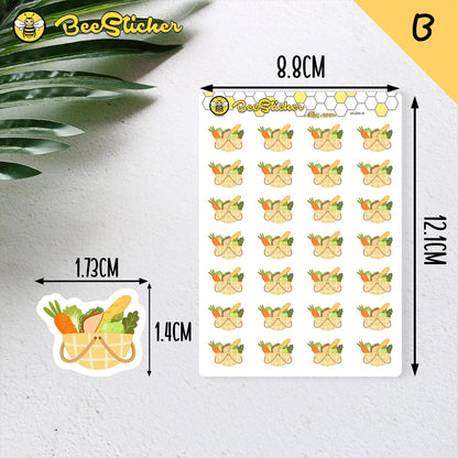 Groceries Stickers