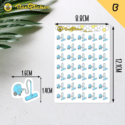 Cleaning Tools Stickers