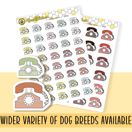 Telephone Icon Stickers