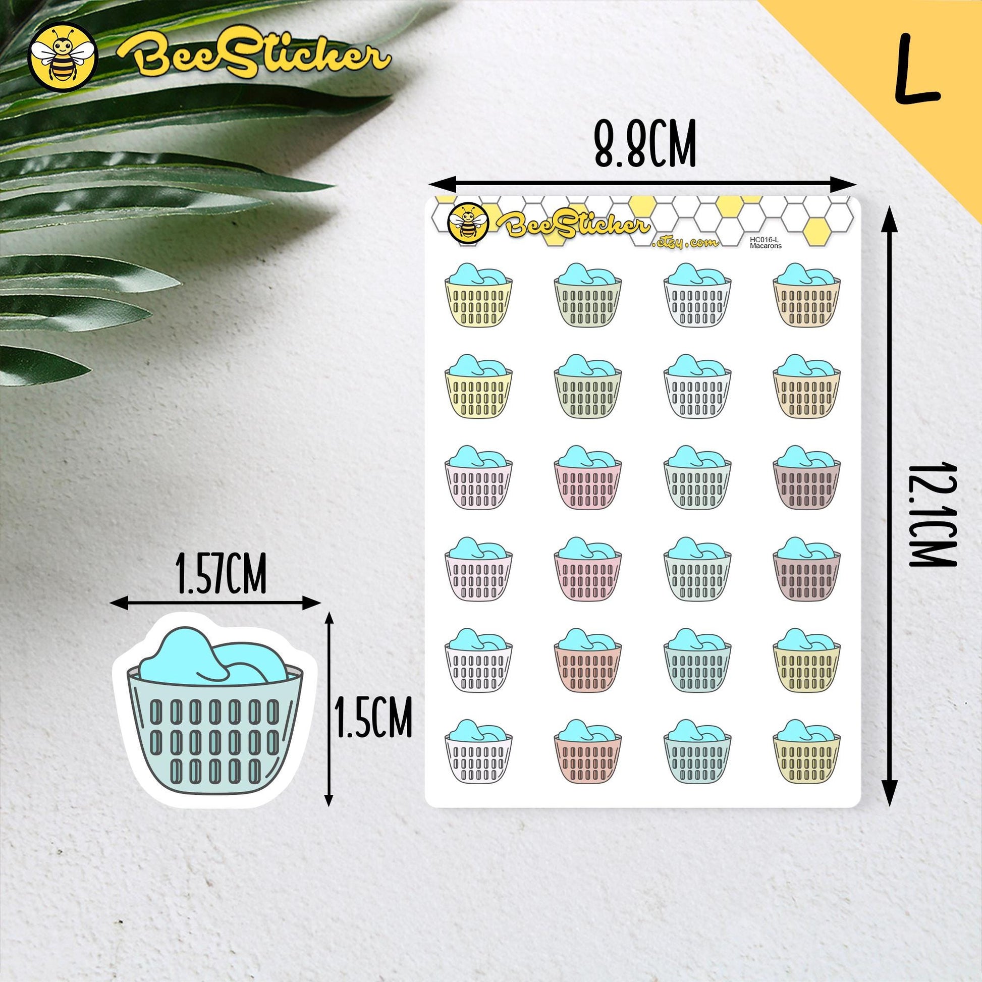 Laundry Hamper stickers
