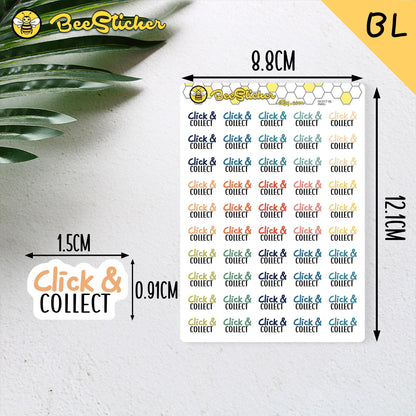 Click & Collect Planner Stickers