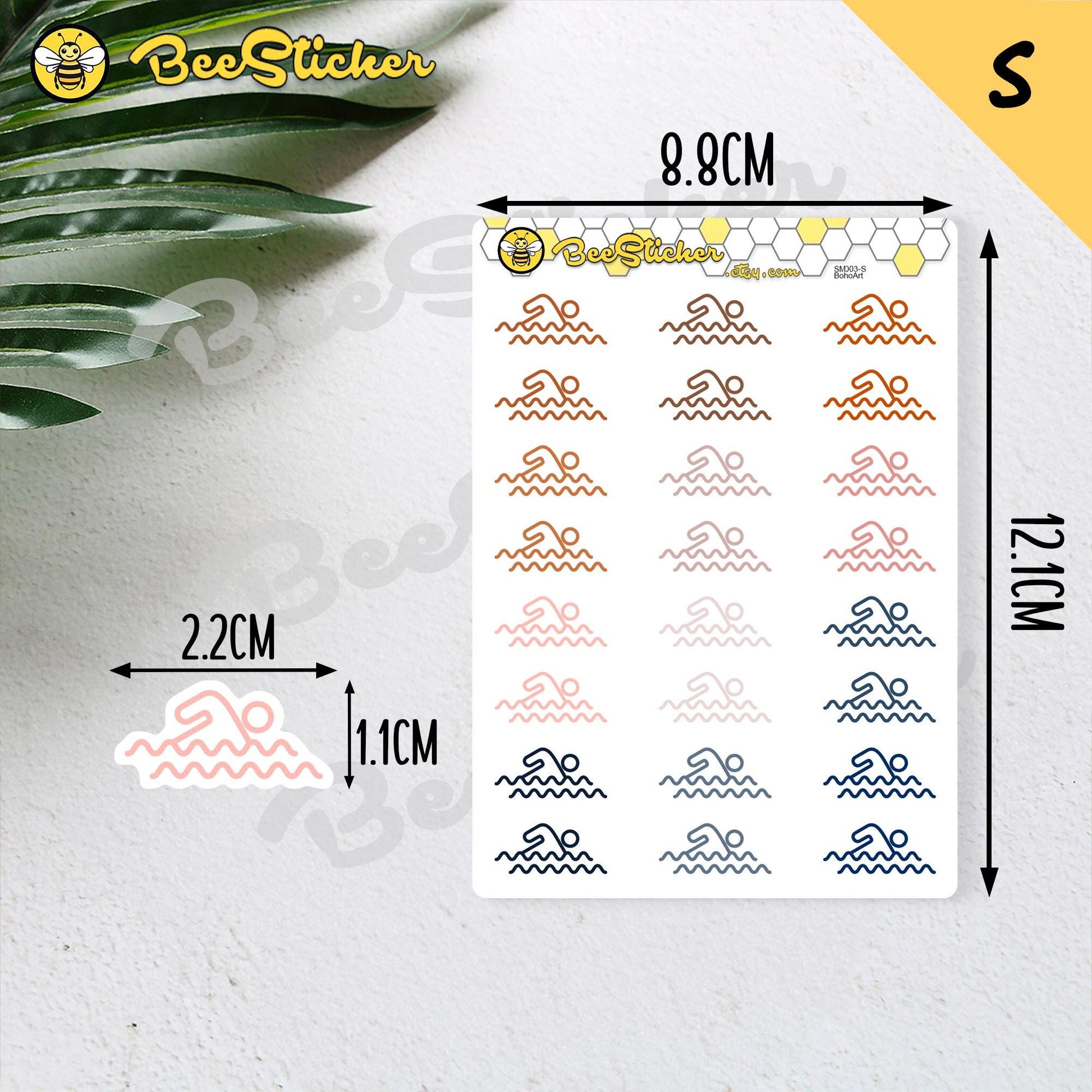 Swimming Stickers