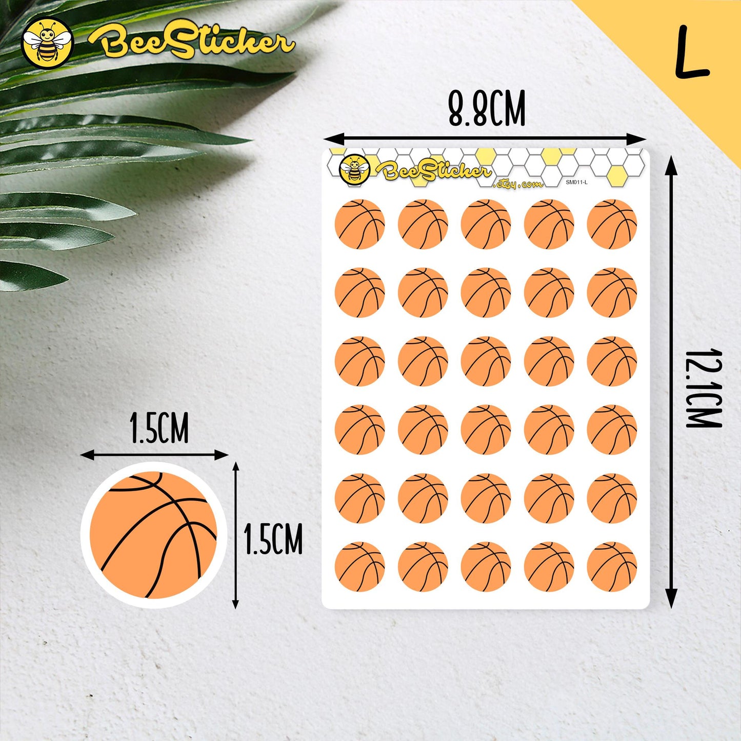 Basketball Stickers
