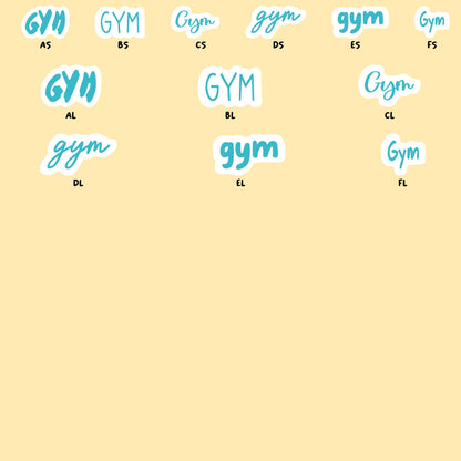Gym Stickers
