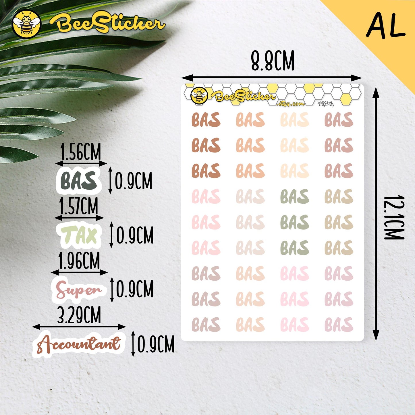 Tax ,Super & Accounting Stickers | Planner Stickers |WM002
