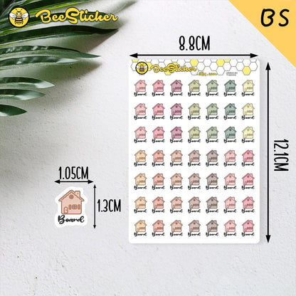 Board Stickers | Choose from 2 fonts and multiple colors | Planner Stickers |WM009