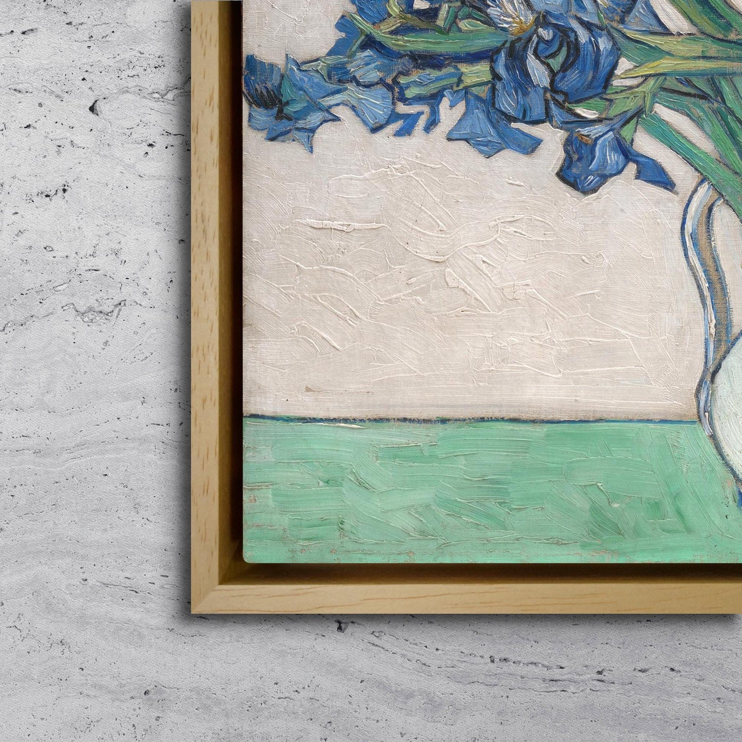 Van Gogh Irises Canvas Wall Art – Framed or Unframed Reproduction, Museum Quality Giclée Print, Home & Office Decor