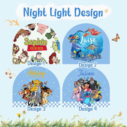 Personalised Nemo Ocean Night Light