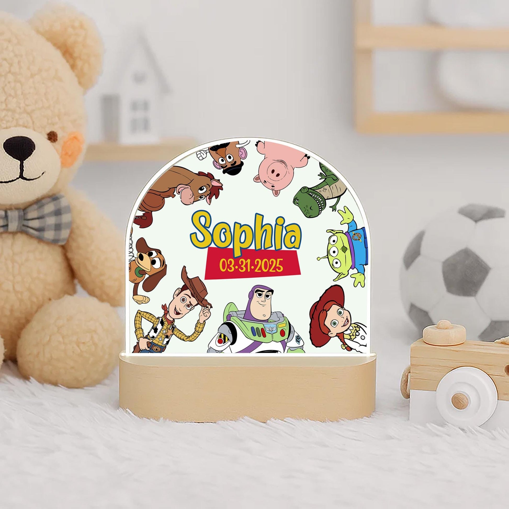 Personalised Toy Story Night Light