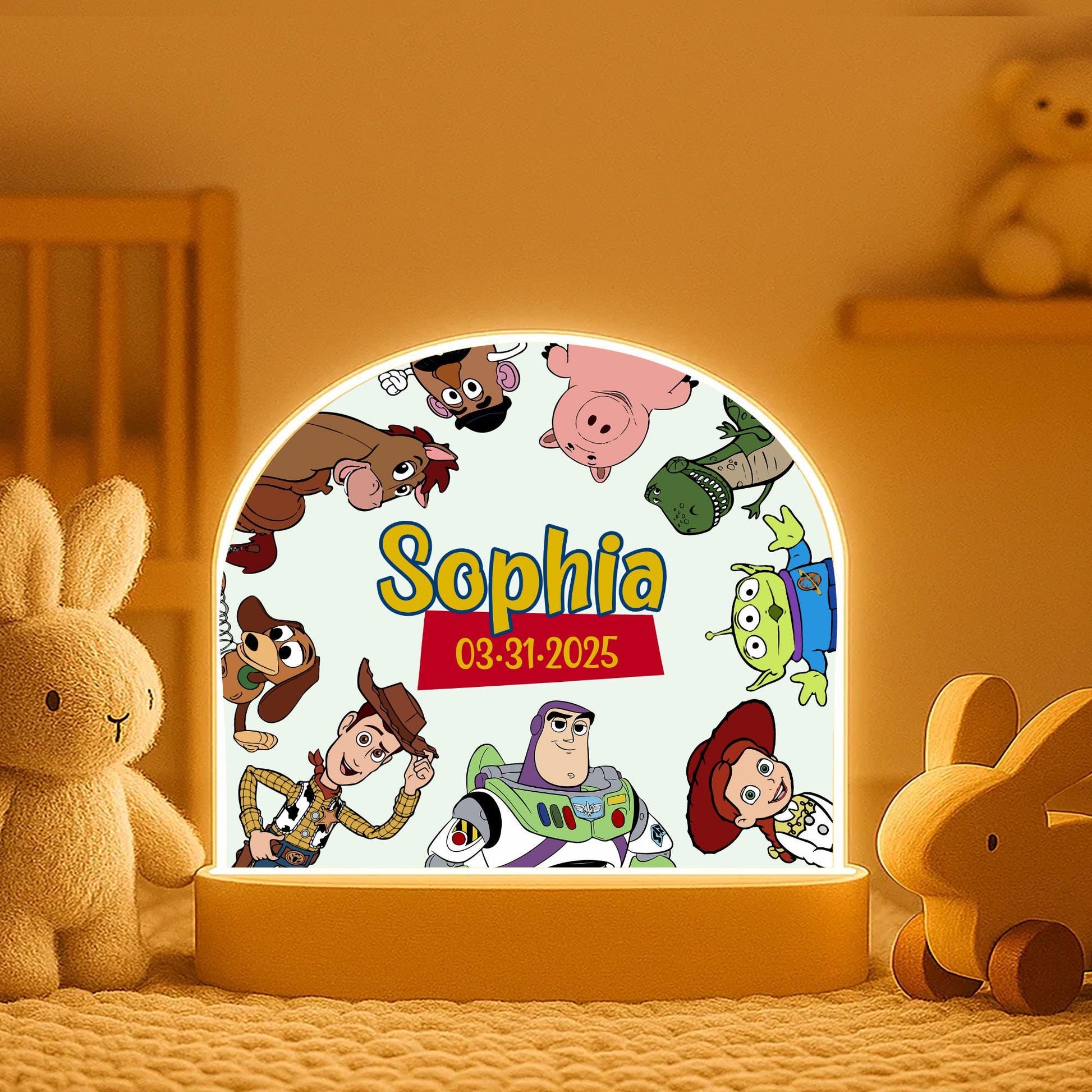Personalised Toy Story Night Light