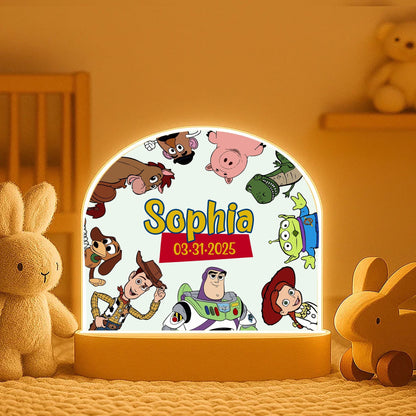 Personalised Toy Story Night Light