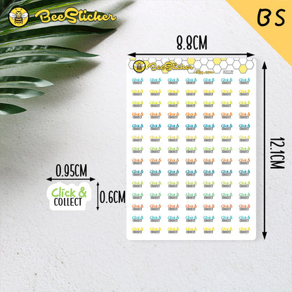 Click & Collect Planner Stickers