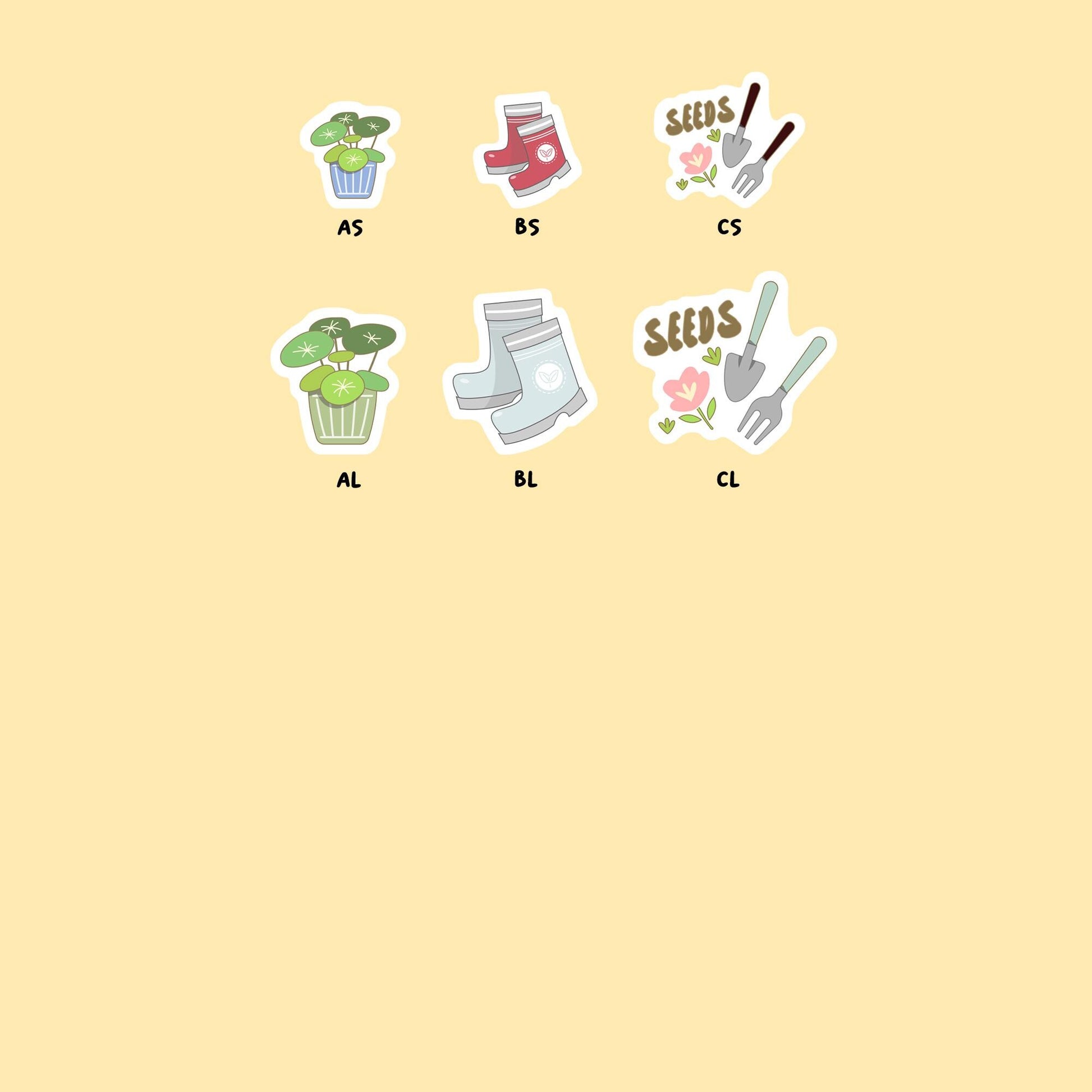 Gardening Stickers