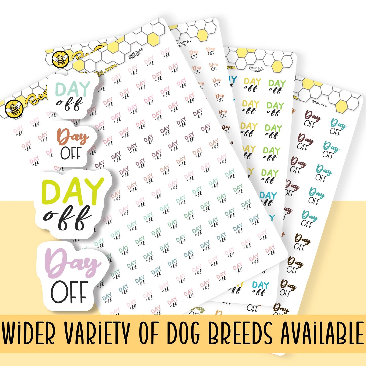 Day Off Stickers