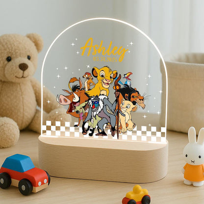 Custom Lion King Night Light for Kids