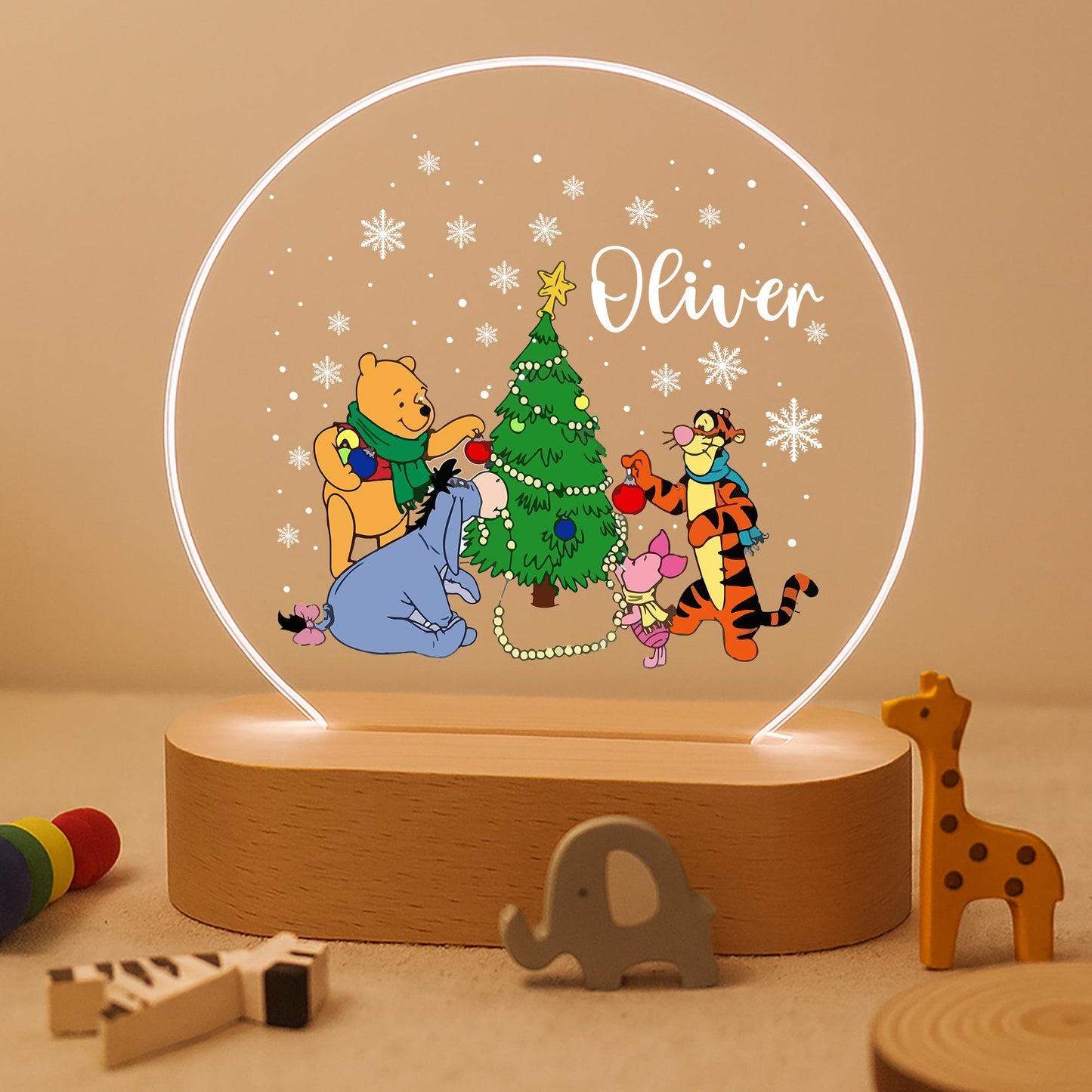 Winnie and Friends Christmas LED Night Light