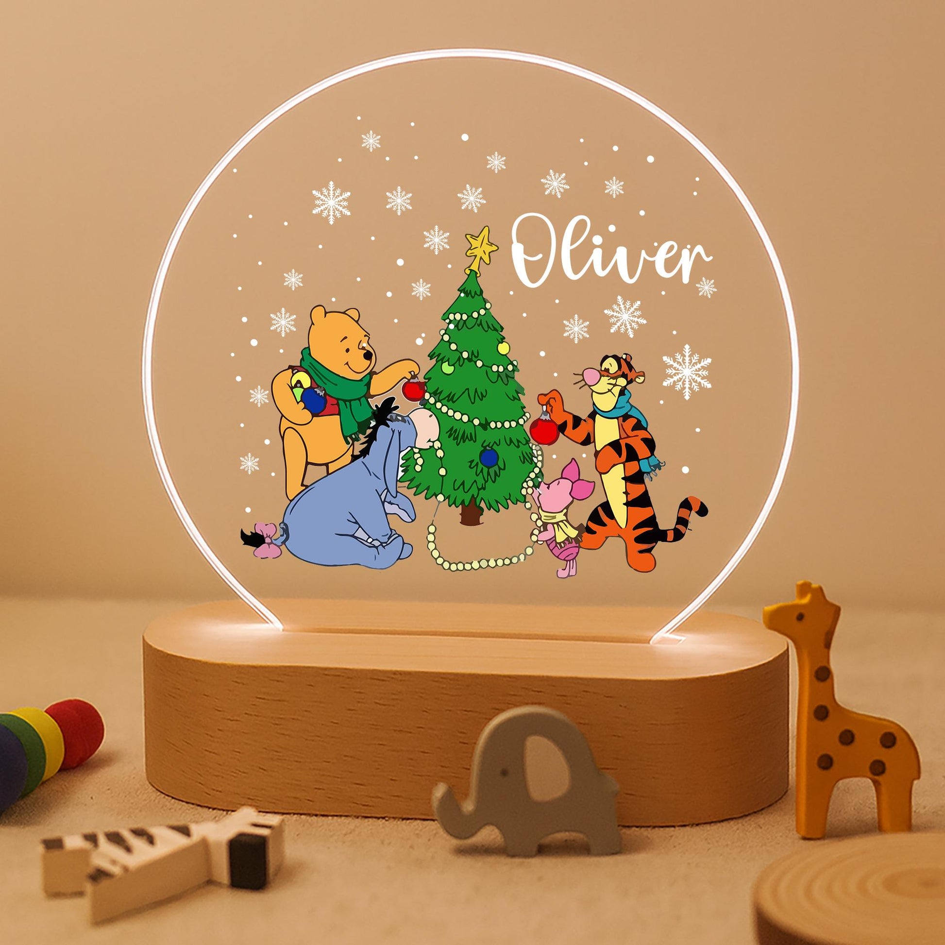 Winnie and Friends Christmas LED Night Light